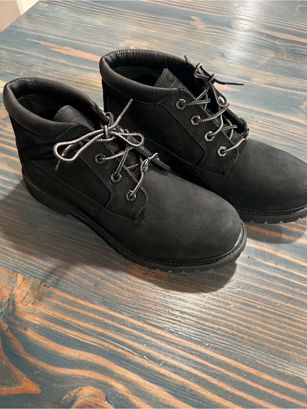Timberland Black Nubuck Ankle Anti- Fatigue Boots Size 9M